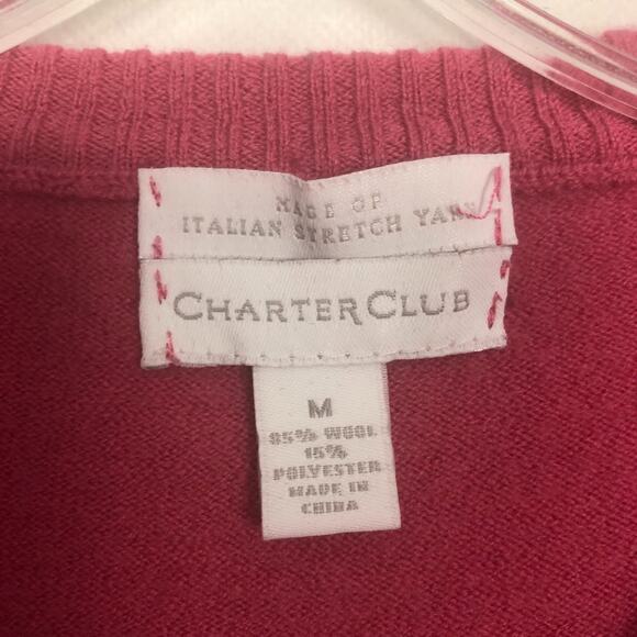 Charter Club Wool Blend Womens Sweater Small Academia Office Career Workwear - Picture 2 of 9